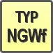 Piktogram - Typ: NGWf